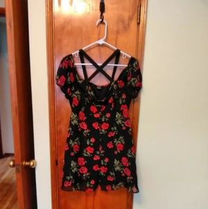 Forever 21 floral strappy could shoulder dress